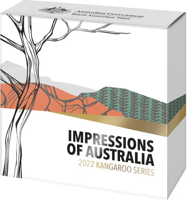 2022 $10 Kangaroo Impressions of Australia 1/10oz Gold Proof Coin