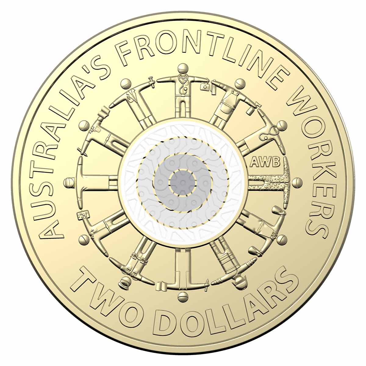 2022 $2 Frontline Workers Coin Pack - Image 2