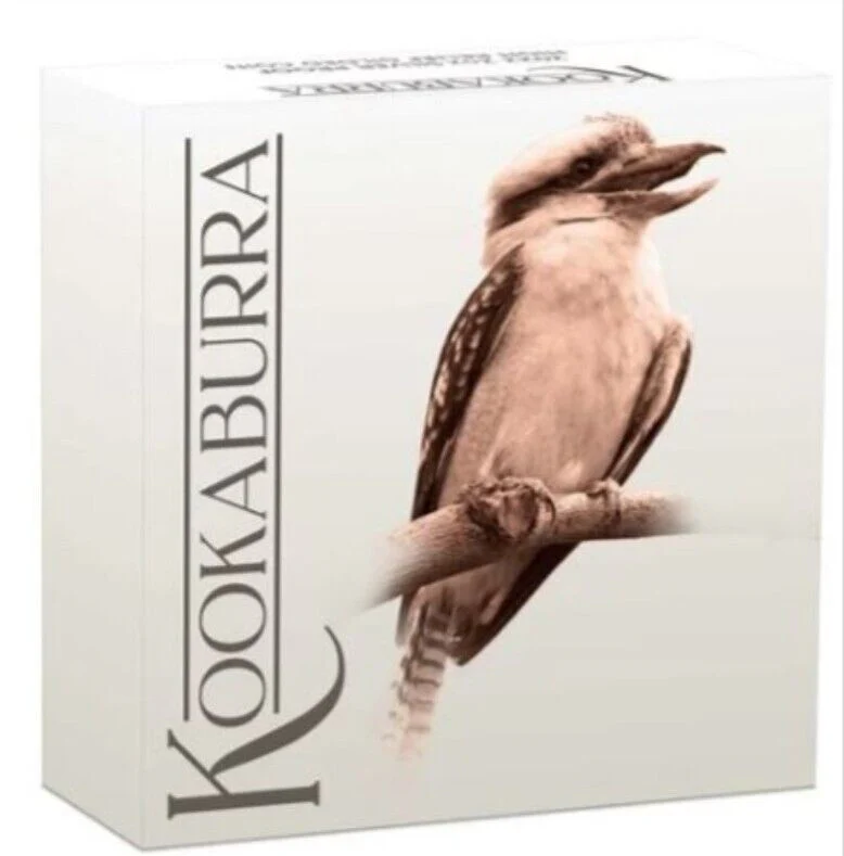 2022 2oz Silver Proof High Relief Gilded Kookaburra - Image 3