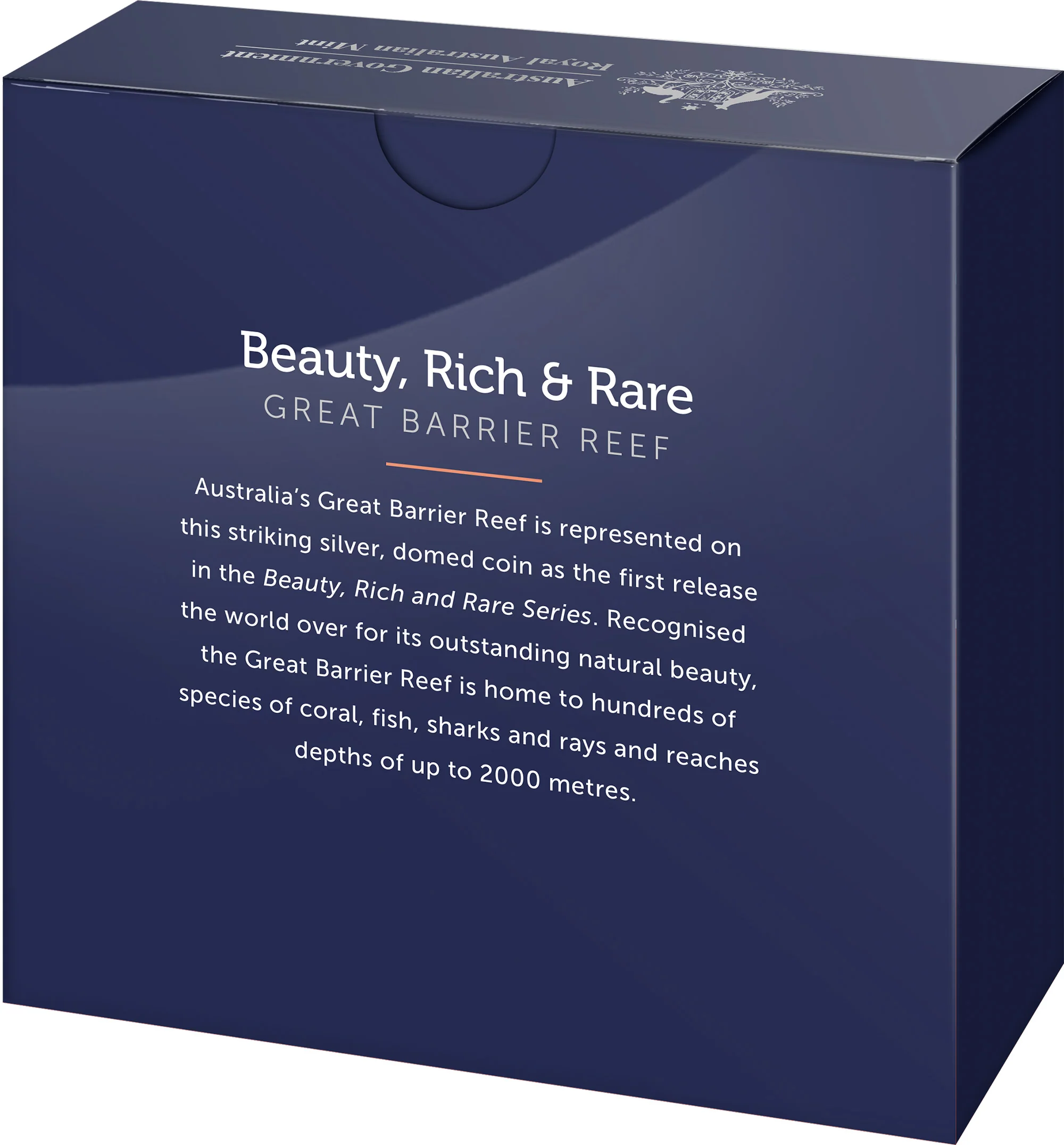 2022 $5 Silver Coloured Proof Domed Coin – Beauty, Rich & Rare – Great Barrier Reef - Image 4
