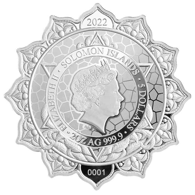 2022 Antelope of the 4th Chakra Phil Lewis 2 oz Silver Coin - Image 2