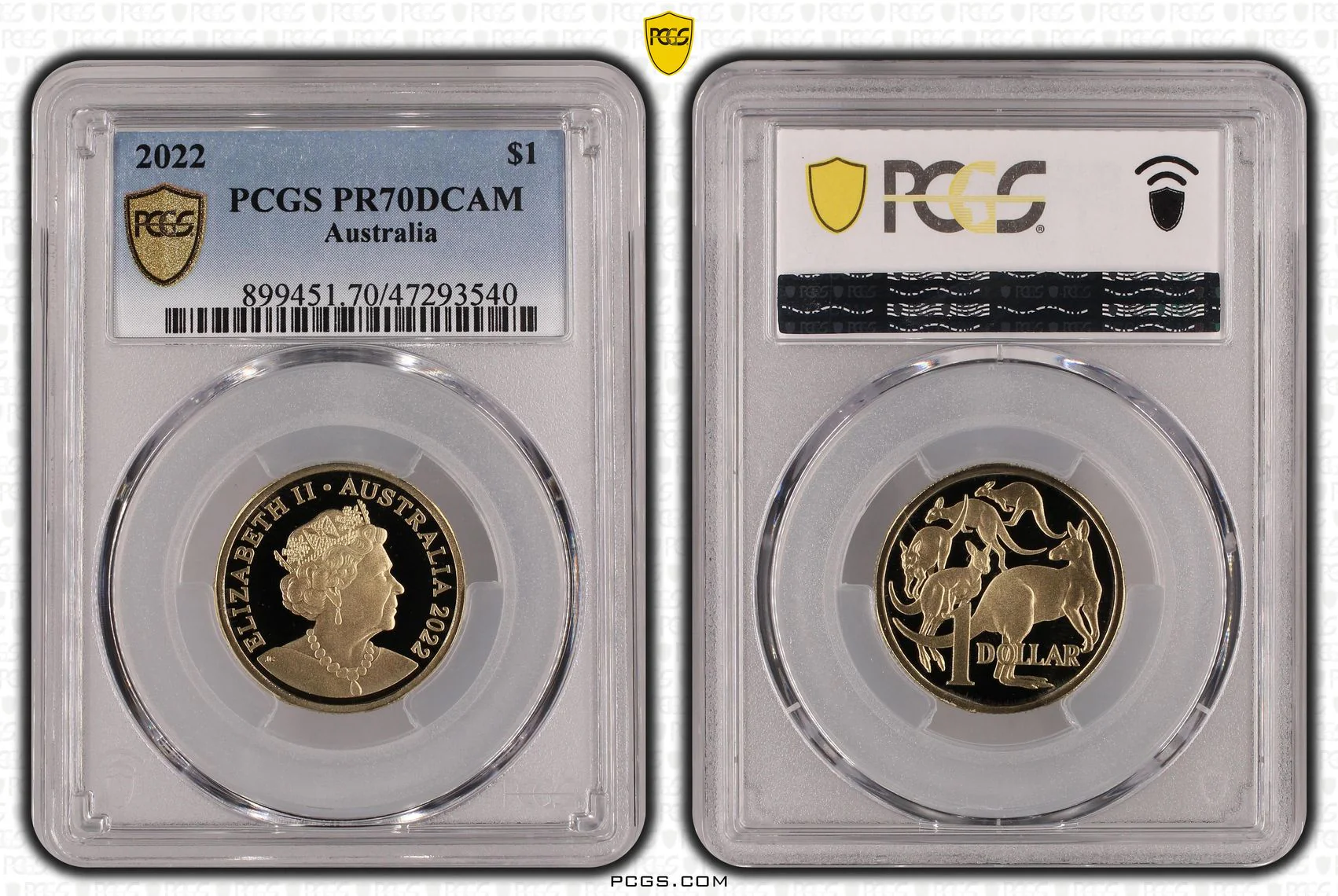 2022 Australia $1 Coin PR70DCAM