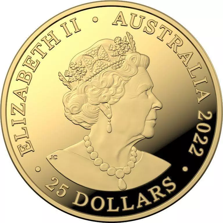 2022 Bounding Kangaroo 1/5oz Gold Proof Coin - Image 2