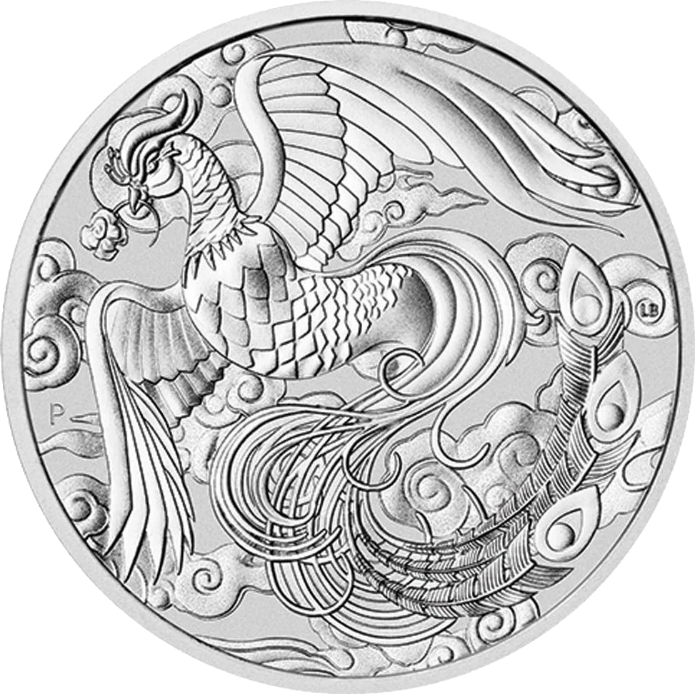 2022 Chinese Myths and Legends - Phoenix 1 oz Silver Coin