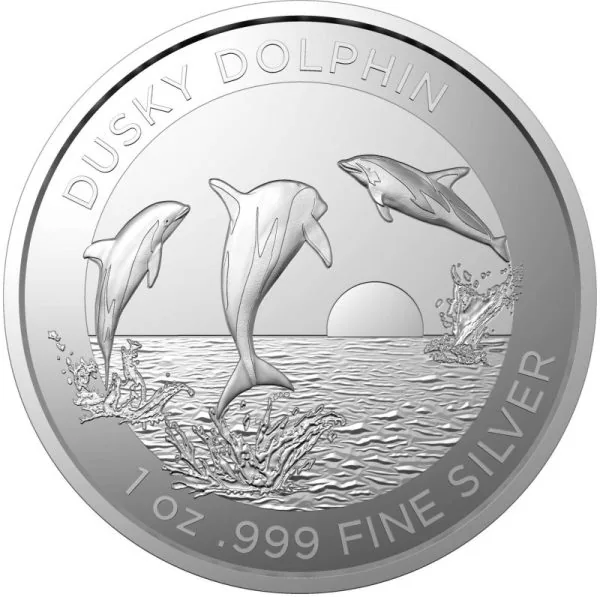 2022 Dusky Dolphin 1oz Silver Coin