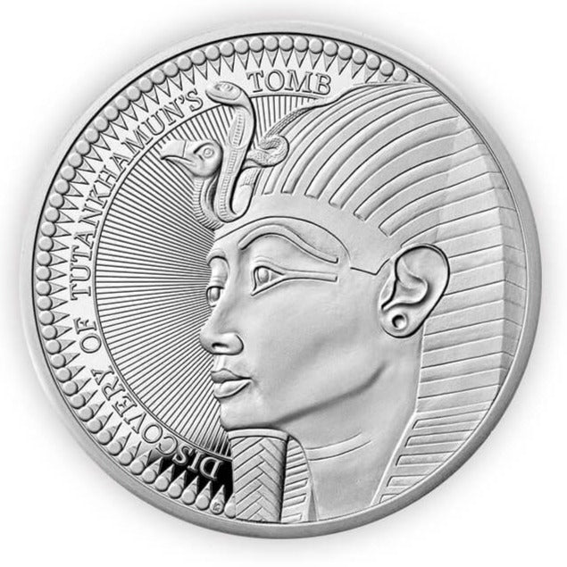 2022 GB 100th Anniversary of the Discovery of Tutankhamun's Tomb £5 Silver Proof Coin Cover - Image 3