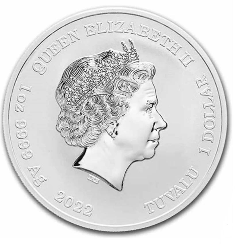 2022 Gods of Olympus Athena 1oz Silver Coin - Image 2