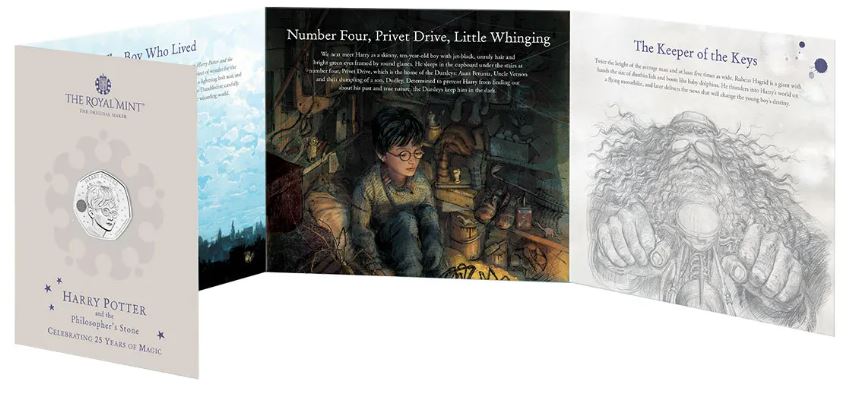 2022 Harry Potter 50p Brilliant Uncirculated Coin - Image 2