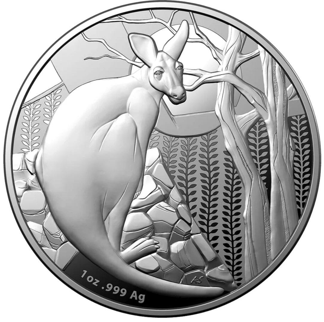 2022 Kangaroo Series - Impressions Proof 1oz Silver Coin - Image 2