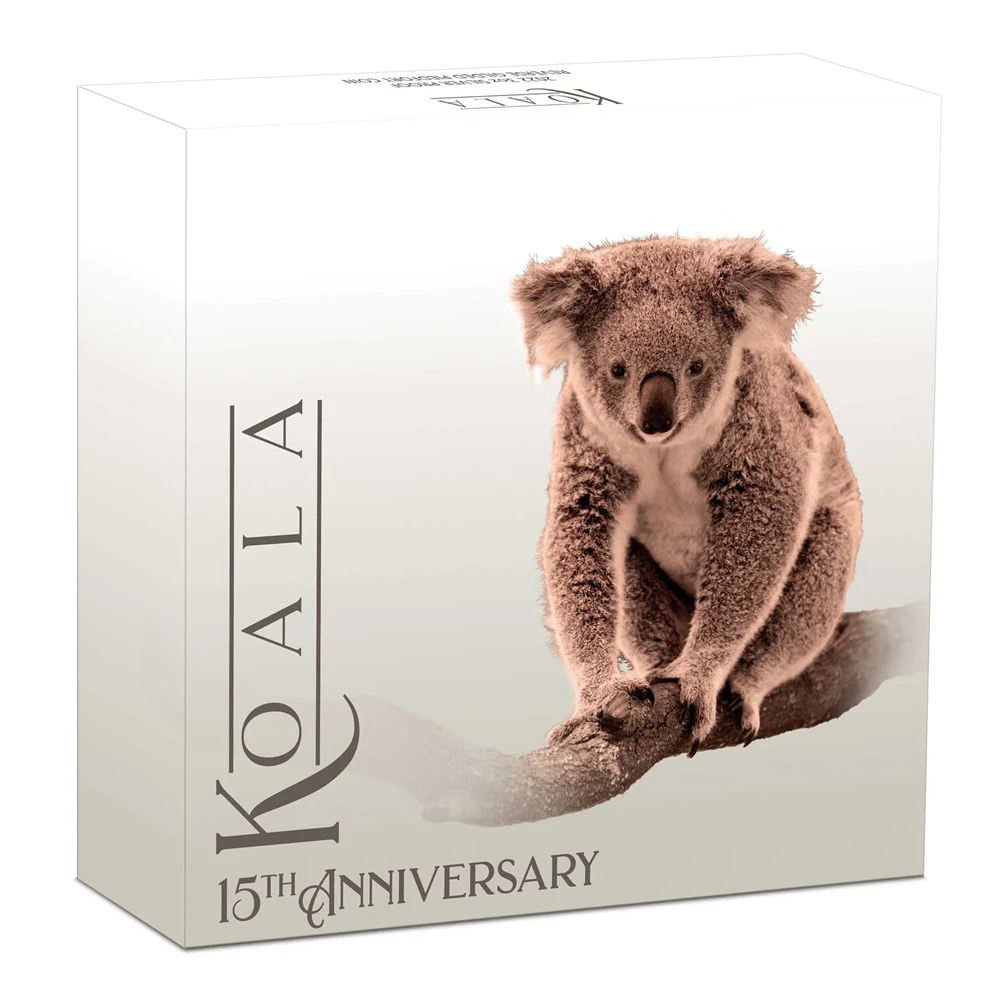 2022 Koala 15th Anniversary 3oz Gilded Silver Proof Coin - Image 5