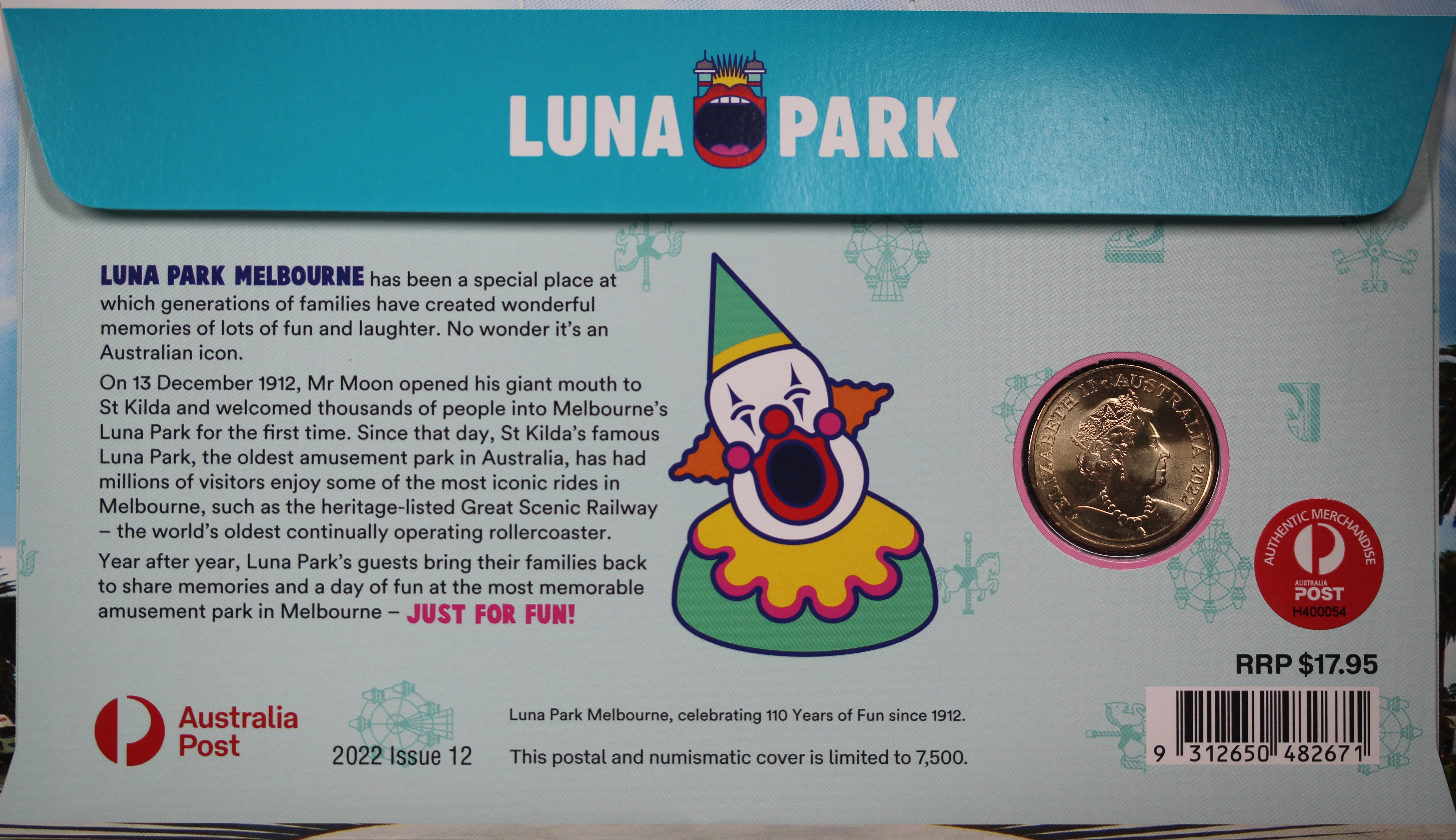 2022 Luna Park $1 PNC - Image 2