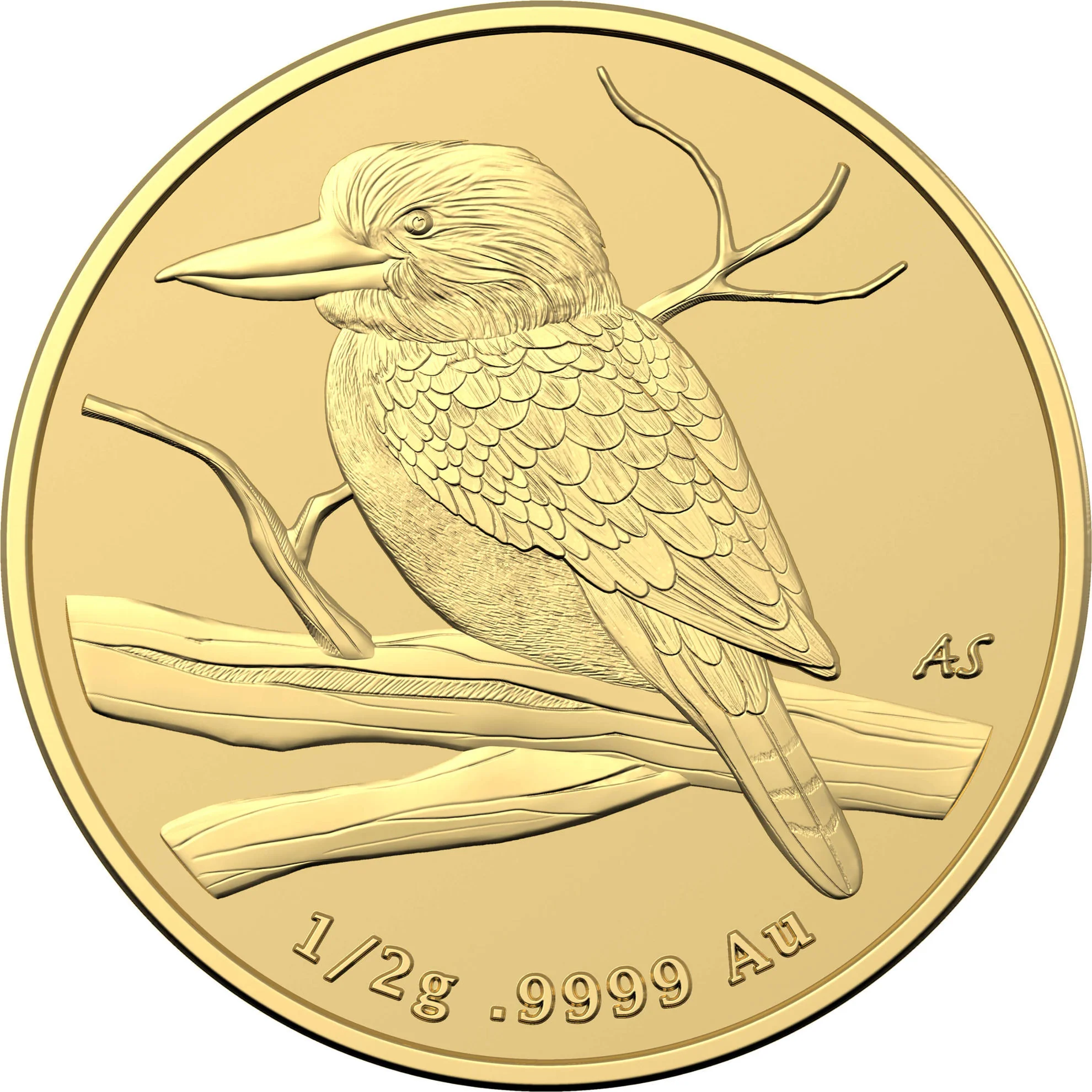 2022 Mini Money Kookaburra $5 Gold Frosted Uncirculated Coin