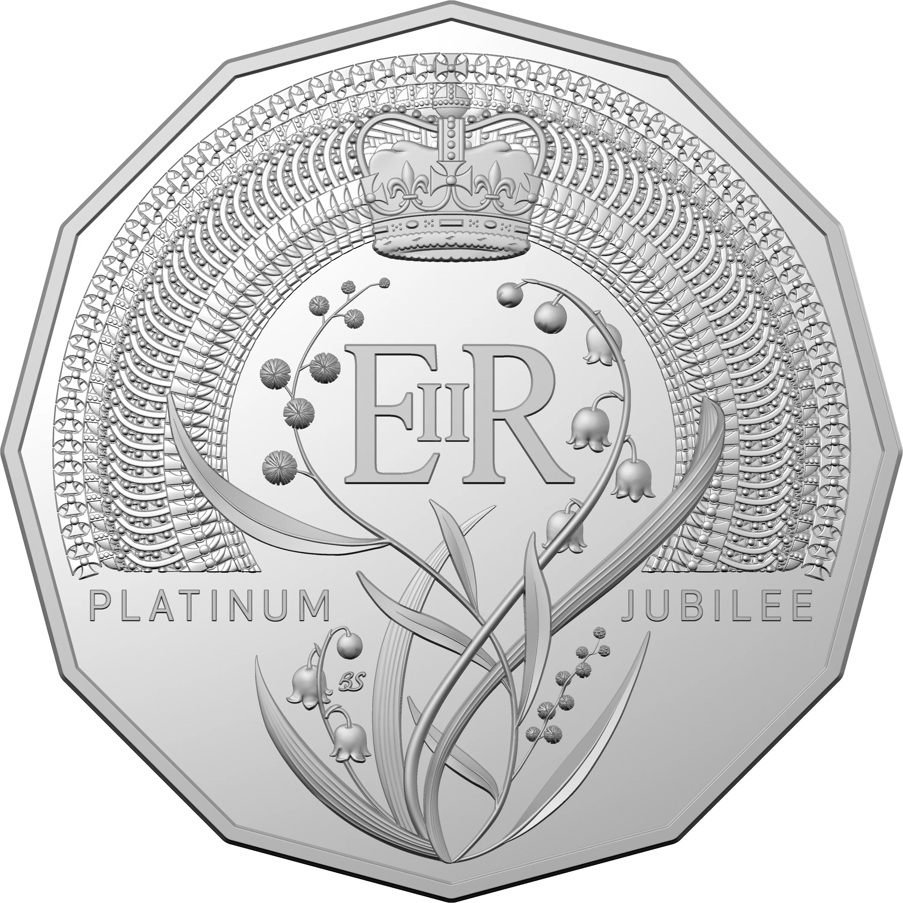 2022 Platinum Jubilee of HM Queen Elizabeth II Carded 50c - Image 2