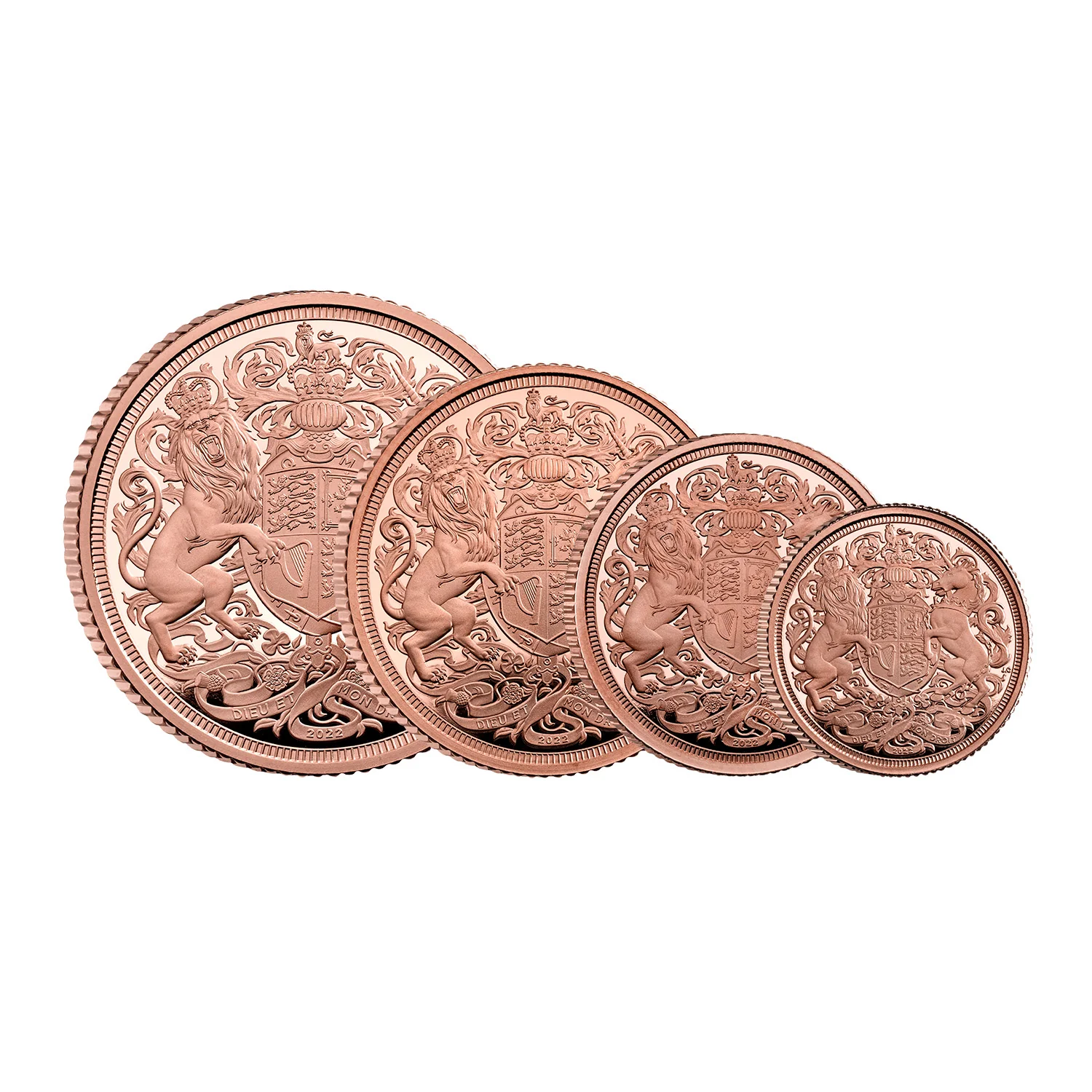 2022 Queen Elizabeth II Memorial Sovereign Four-Coin Gold Proof Set - Image 2