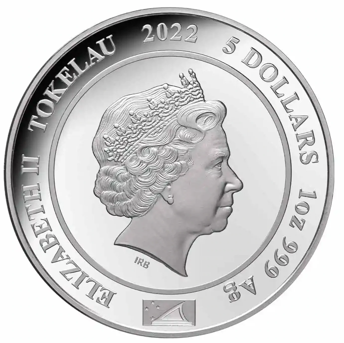 2022 Queen Elizabeth II Platinum Jubilee $5 1oz Silver Proof Coin - Image 4
