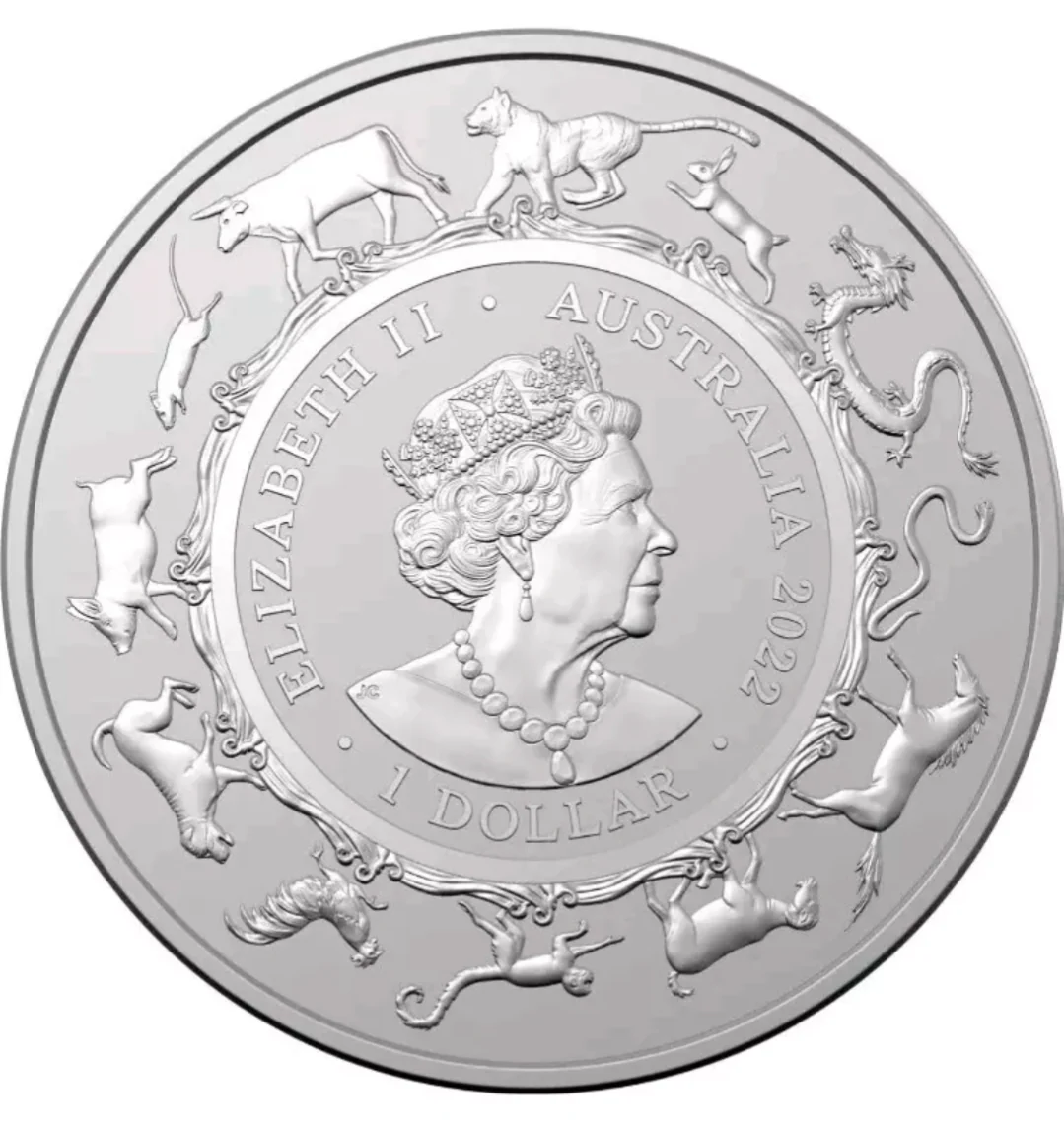 2022 RAM Year of the Tiger 1oz Silver Coin - Image 2