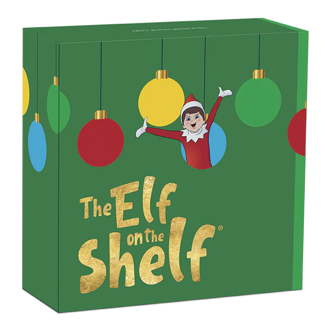 2022 The Elf on the Shelf 1/2oz Silver Proof Coin - Image 4