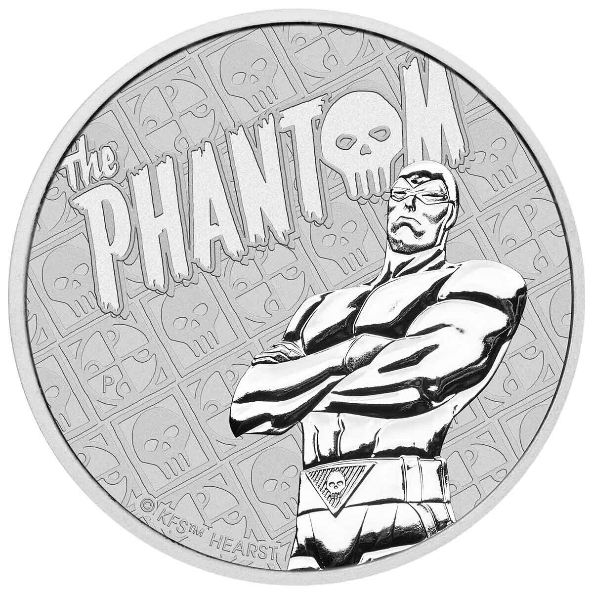 2022 The Phantom 1oz Silver Coin in Card - Image 2