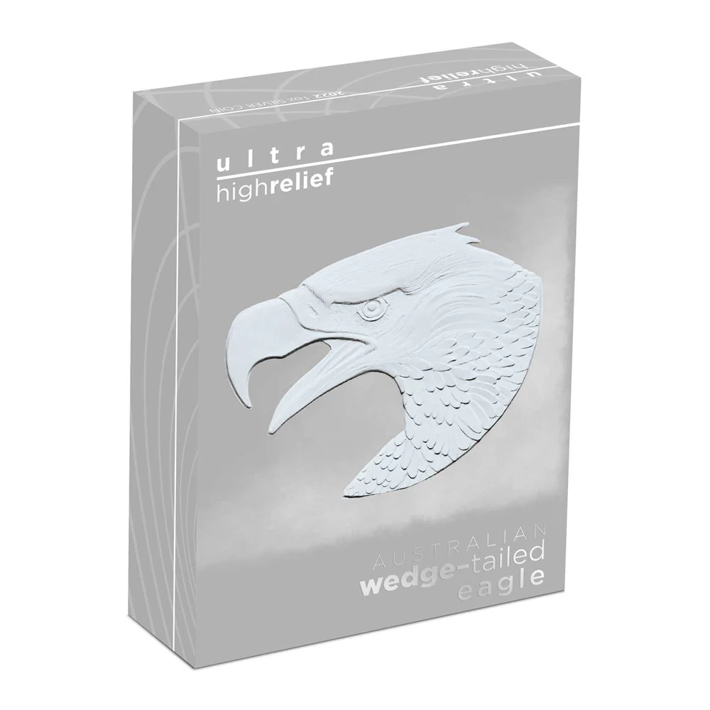 2022 Wedge-tailed Eagle 1oz Silver Ultra High Relief Coin - Image 3
