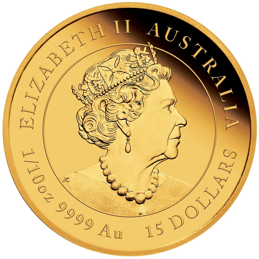 2022 Year of the Tiger 1/10oz Gold Proof Coin - Image 3