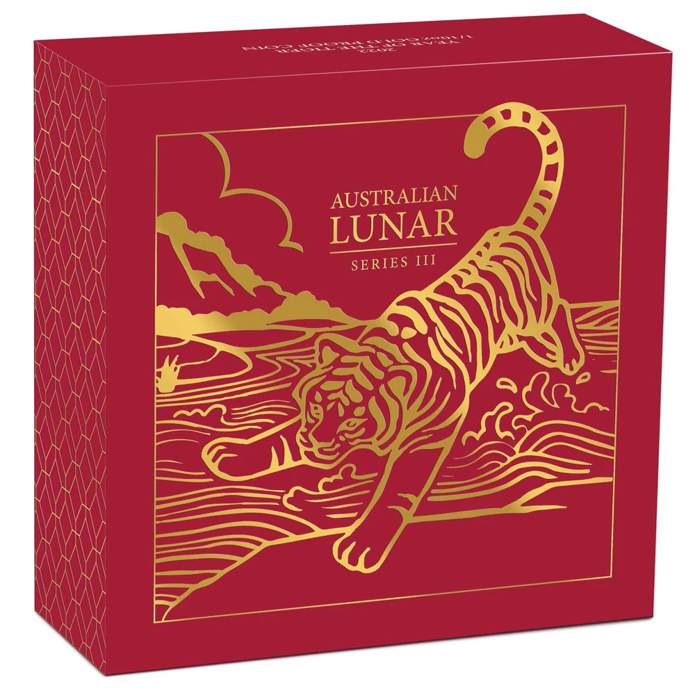 2022 Year of the Tiger 1/10oz Gold Proof Coin - Image 4