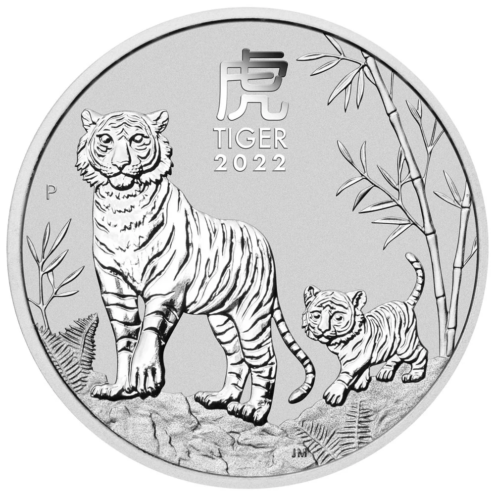 2022 Year of the Tiger 2oz Silver Coin - Image 2