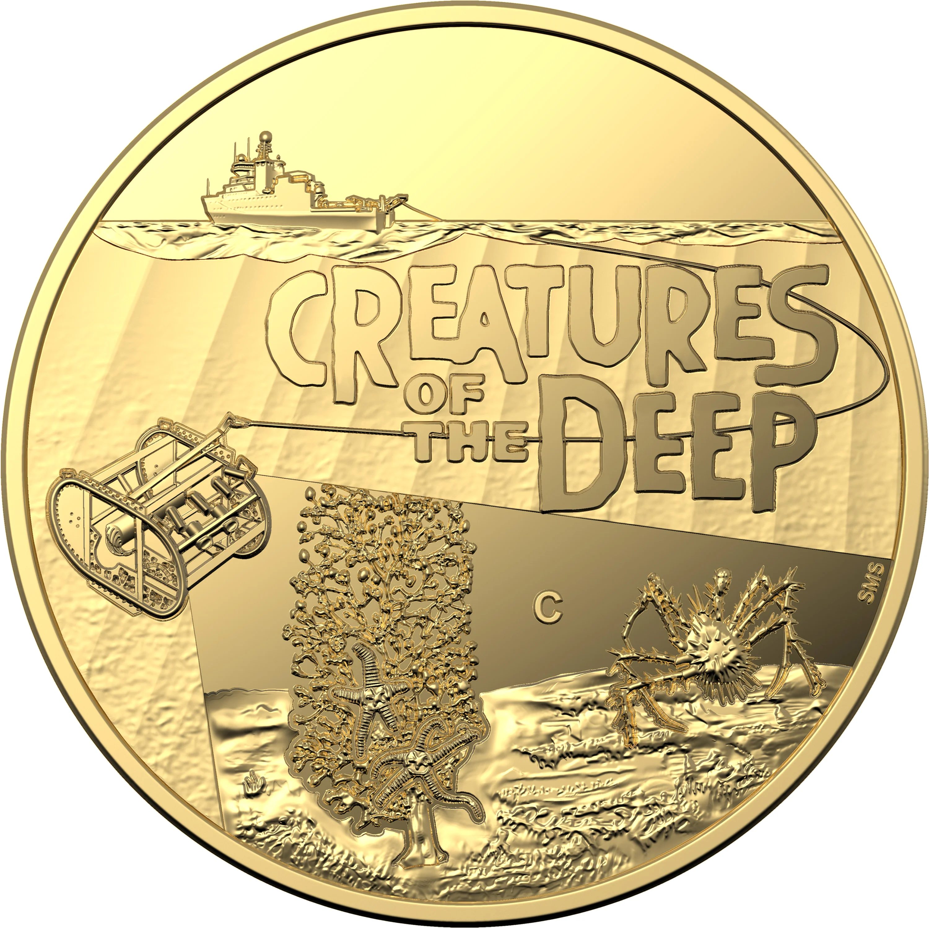 2023 Creatures of the Deep $10 Gold ‘C’ Mintmark Proof Coin