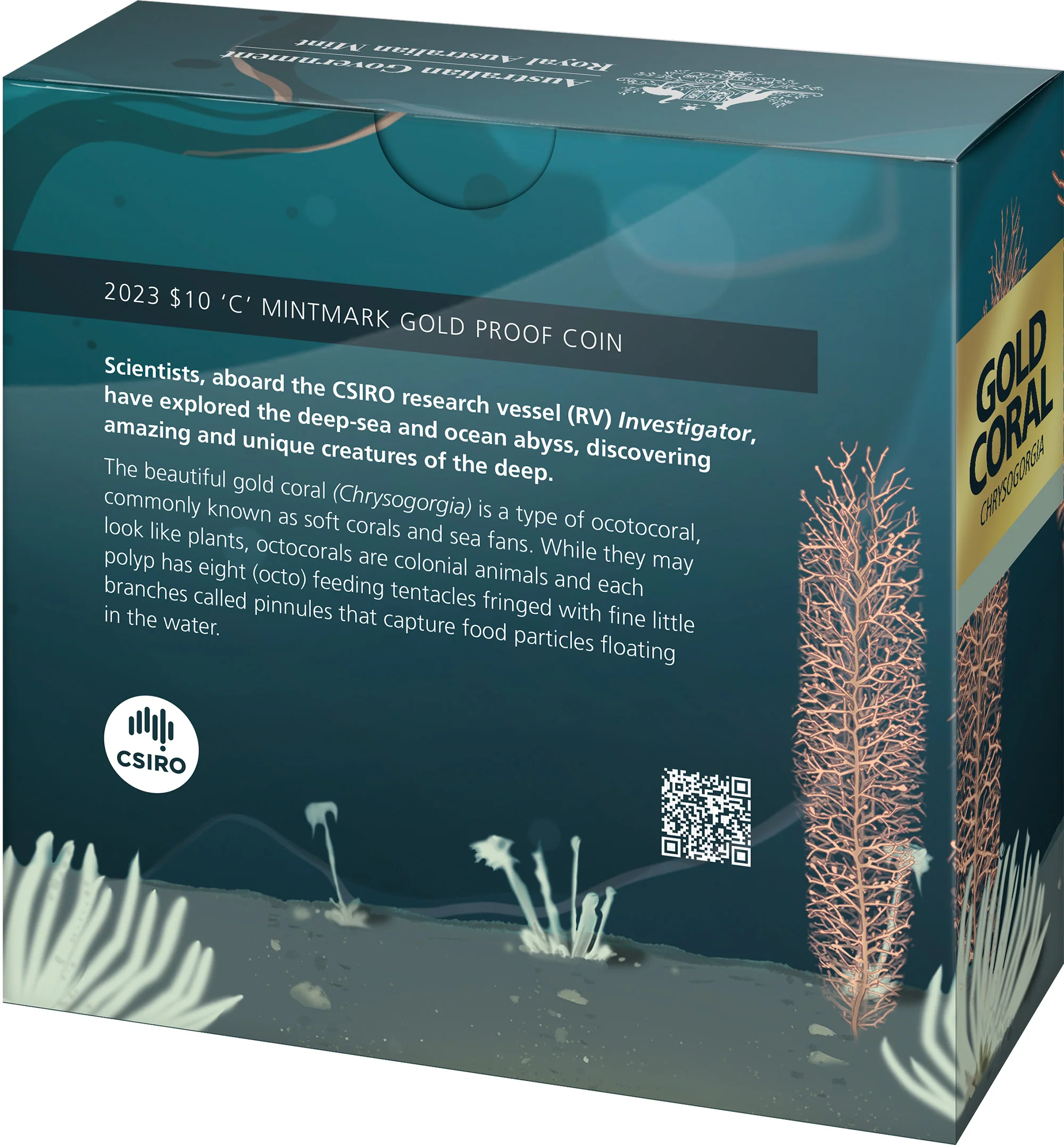 2023 Creatures of the Deep $10 Gold ‘C’ Mintmark Proof Coin - Image 4