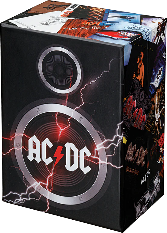 2023 50th Anniversary of ACDC 50c Silver Antiqued Coin - Image 2