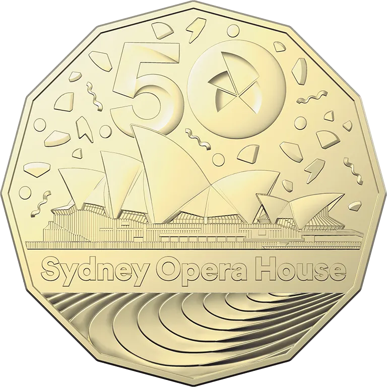 2023 50th Anniversary of the Sydney Opera House 50c Carded - Image 2