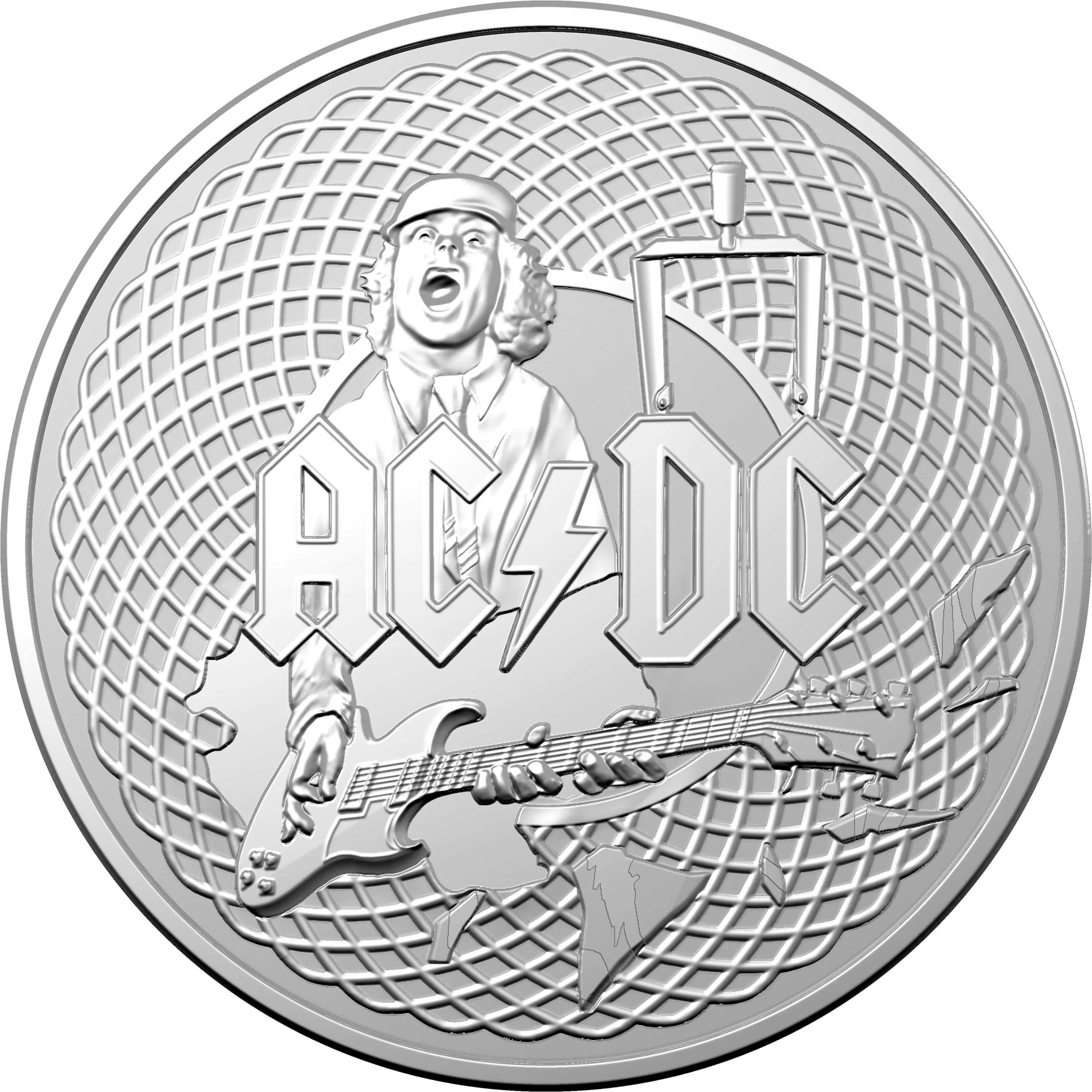 2023 ACDC $1 Silver Frosted Uncirculated Coin - Image 2