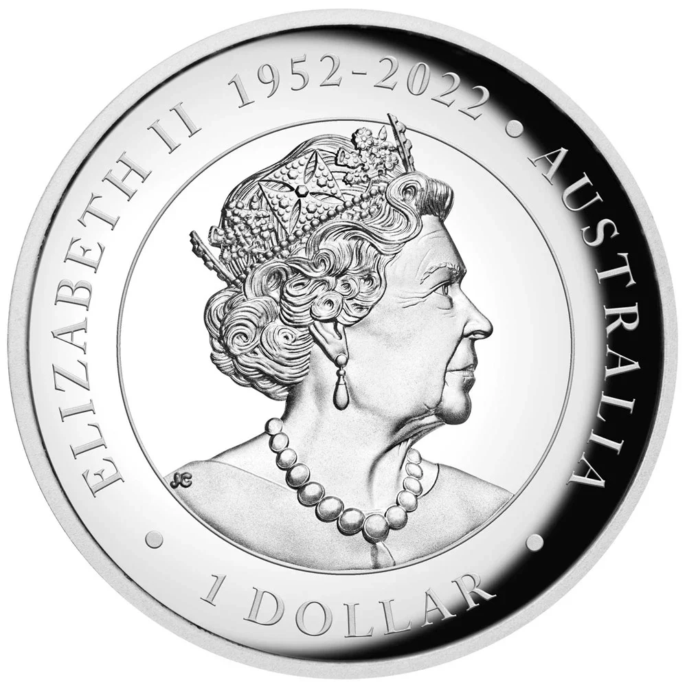 2023 Australian Kangaroo 1oz Silver Proof High Relief Coloured Coin - Image 2