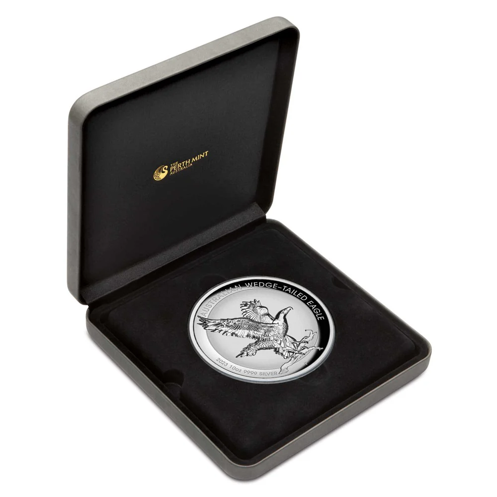 2023 Australian Wedge-tailed Eagle 10oz Silver Incused Coin - Image 2