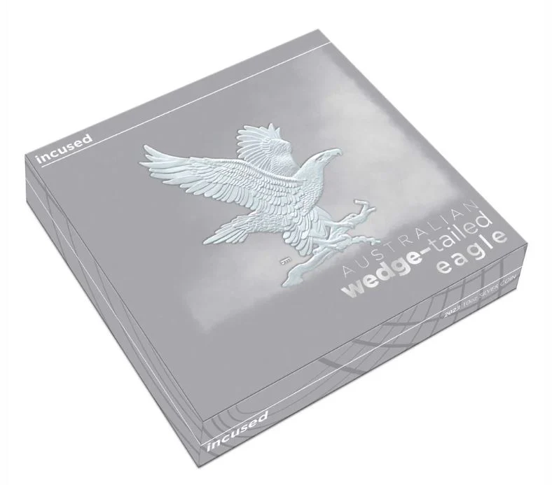 2023 Australian Wedge-tailed Eagle 10oz Silver Incused Coin - Image 4