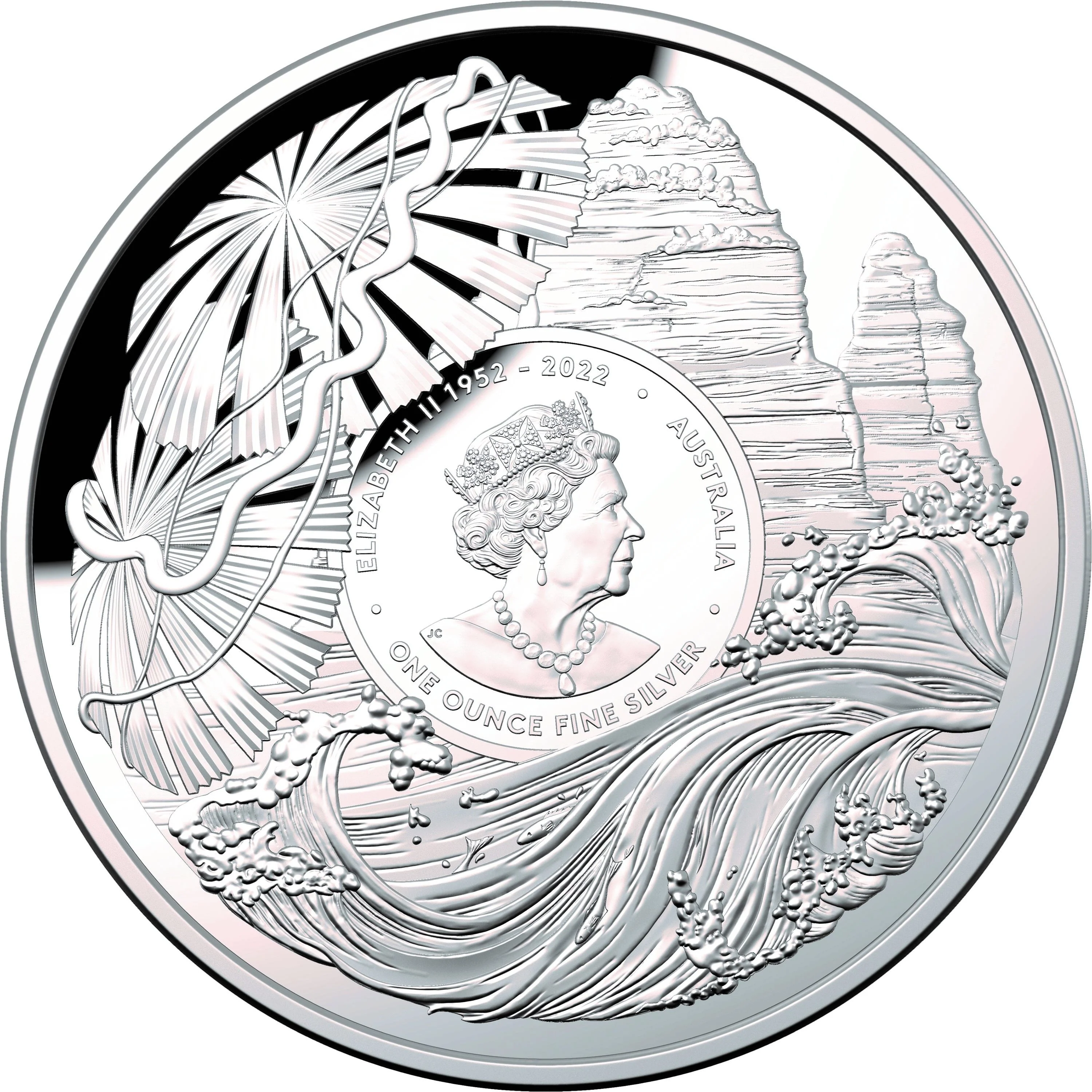 2023 Beauty Rich and Rare Twelve Apostles 1oz Silver Domed Coin - Image 3