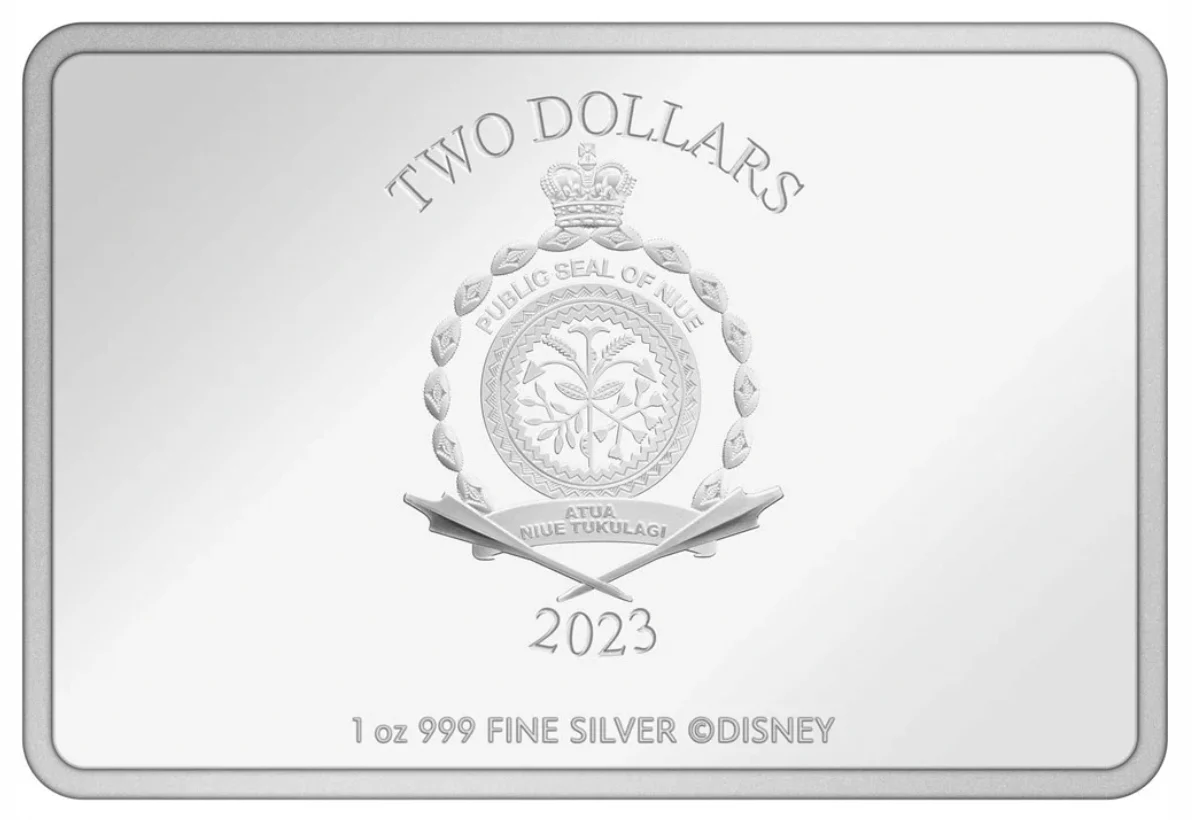 2023 Disney 100 Years of Wonder 1oz Silver Proof Coloured Coin - Image 2