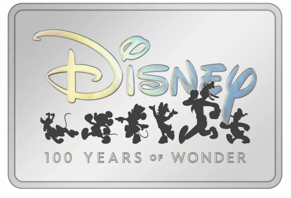 2023 Disney 100 Years of Wonder 1oz Silver Proof Coloured Coin - Image 3