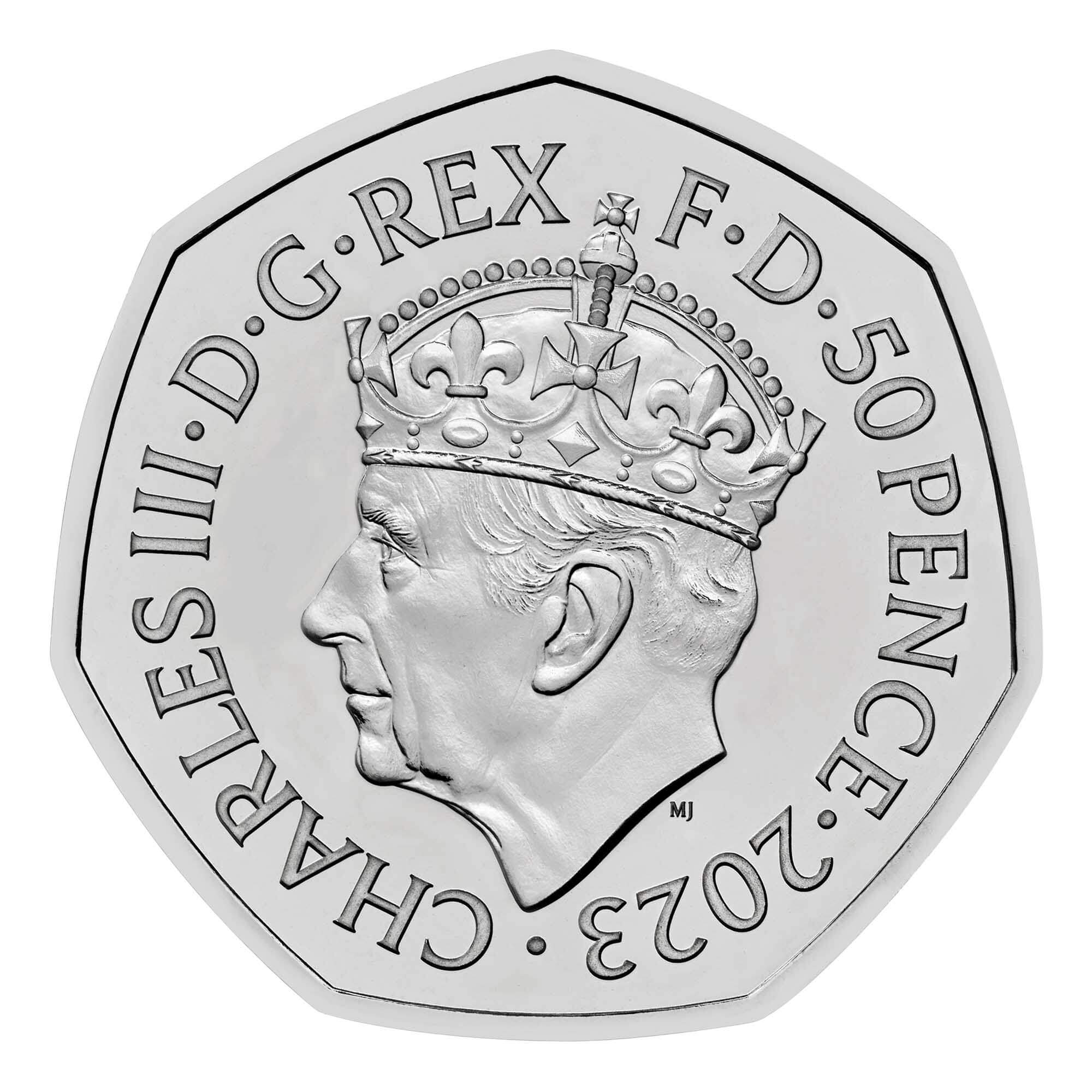 2023 GB The Coronation of His Majesty King Charles III 50p BU Coin - Image 4