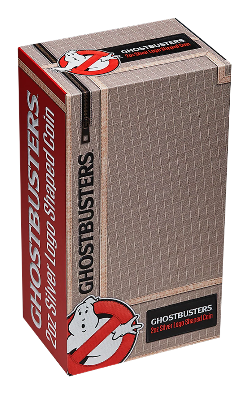 2023 Ghostbusters 2oz Silver Logo Shaped Coin - Image 4