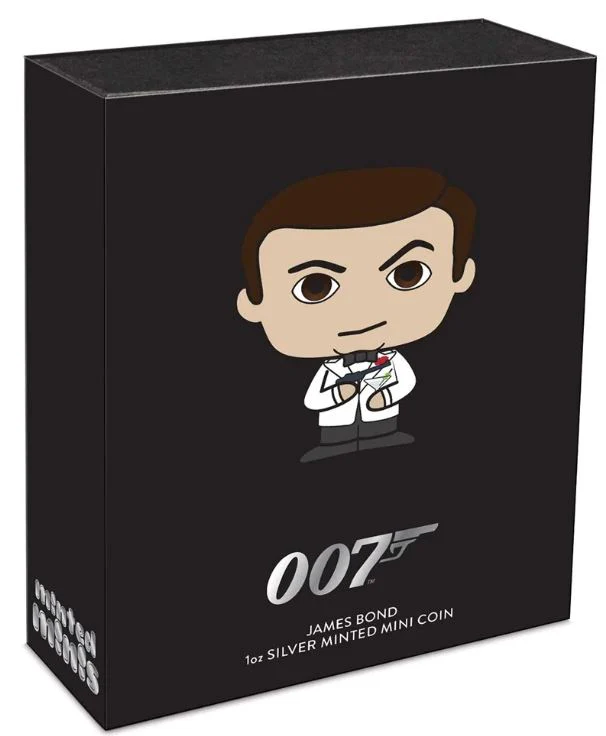 2023 James Bond 1oz Silver Minted Mini Coin - Image 2