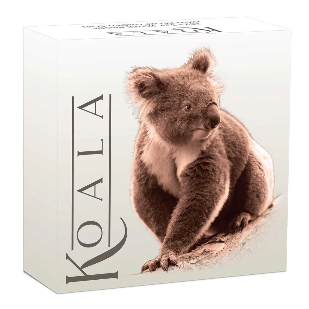 2023 Koala 5oz Silver Proof High Relief Gilded Coin - Image 2