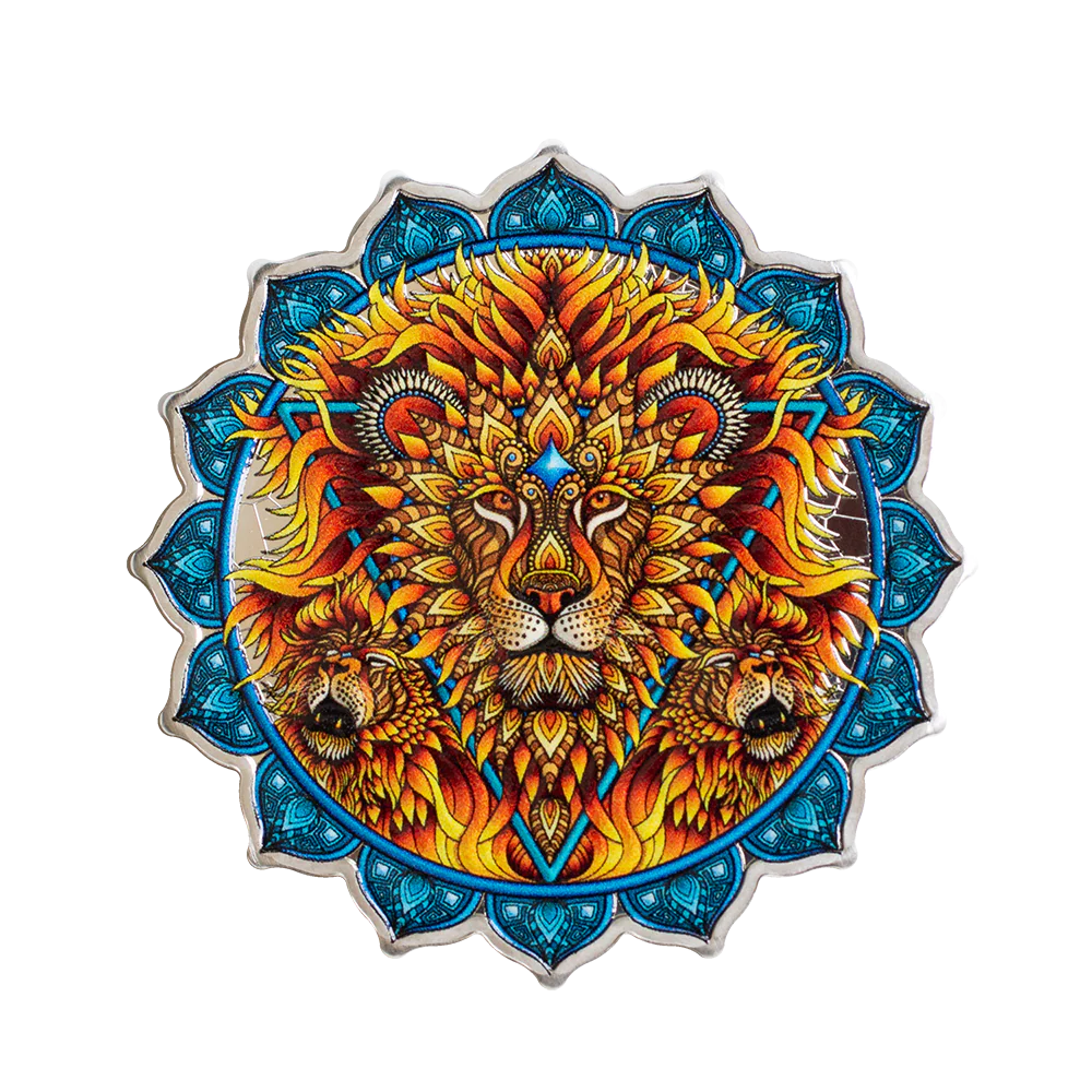 2023 Lion of the 5th Chakra 2oz Silver Coin