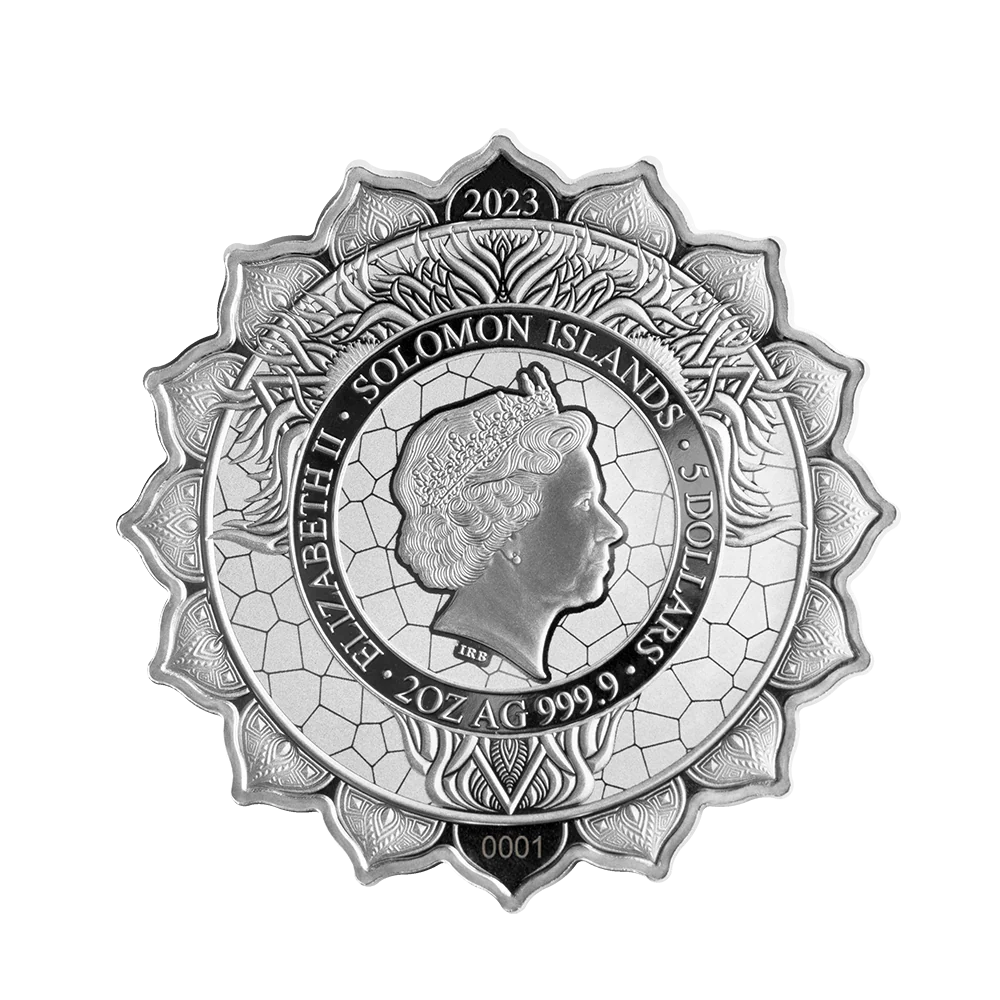 2023 Lion of the 5th Chakra 2oz Silver Coin - Image 3