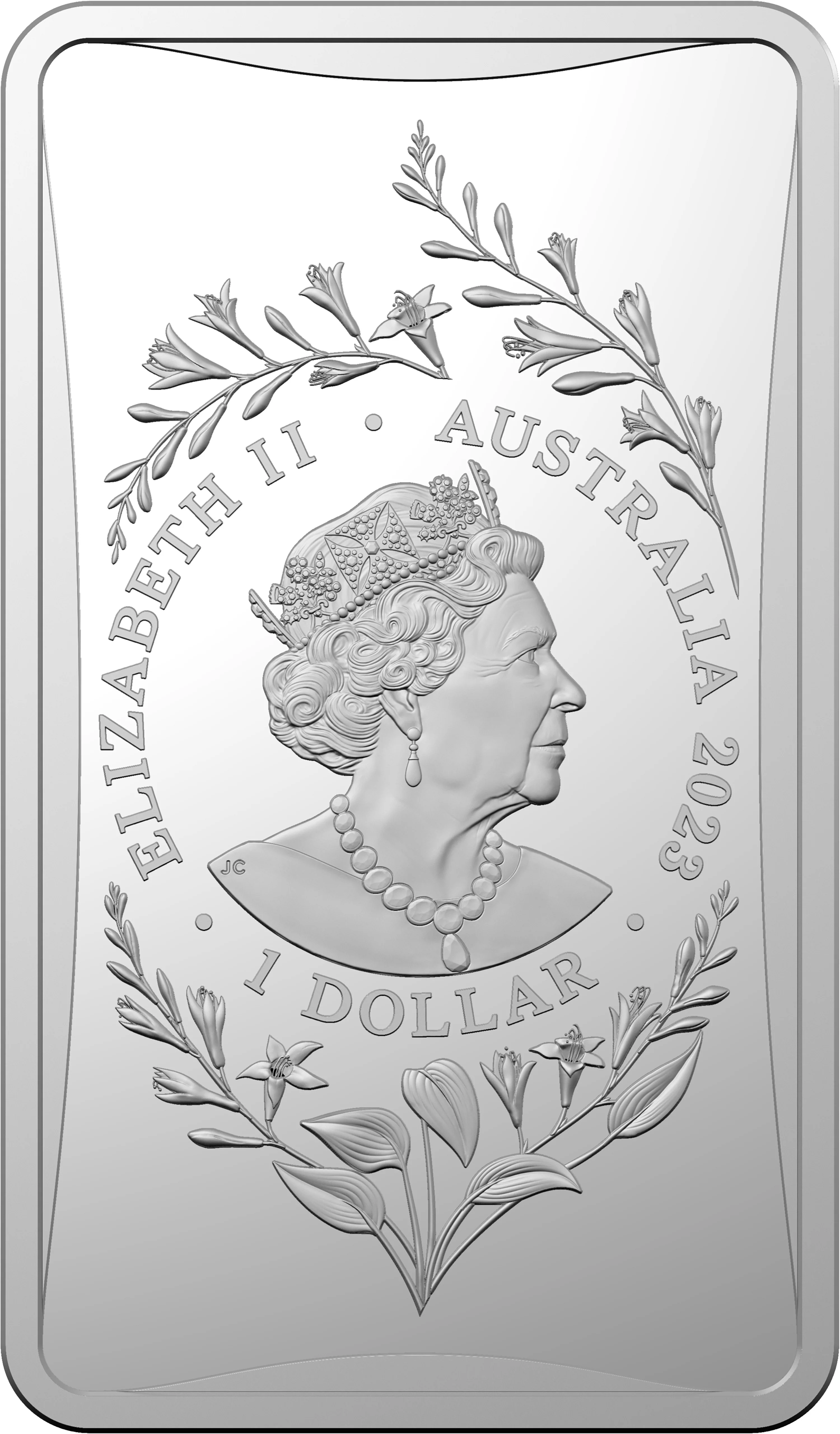 2023 Lunar Year of the Rabbit $1 1/2oz Silver Rectangular Coin - Image 3