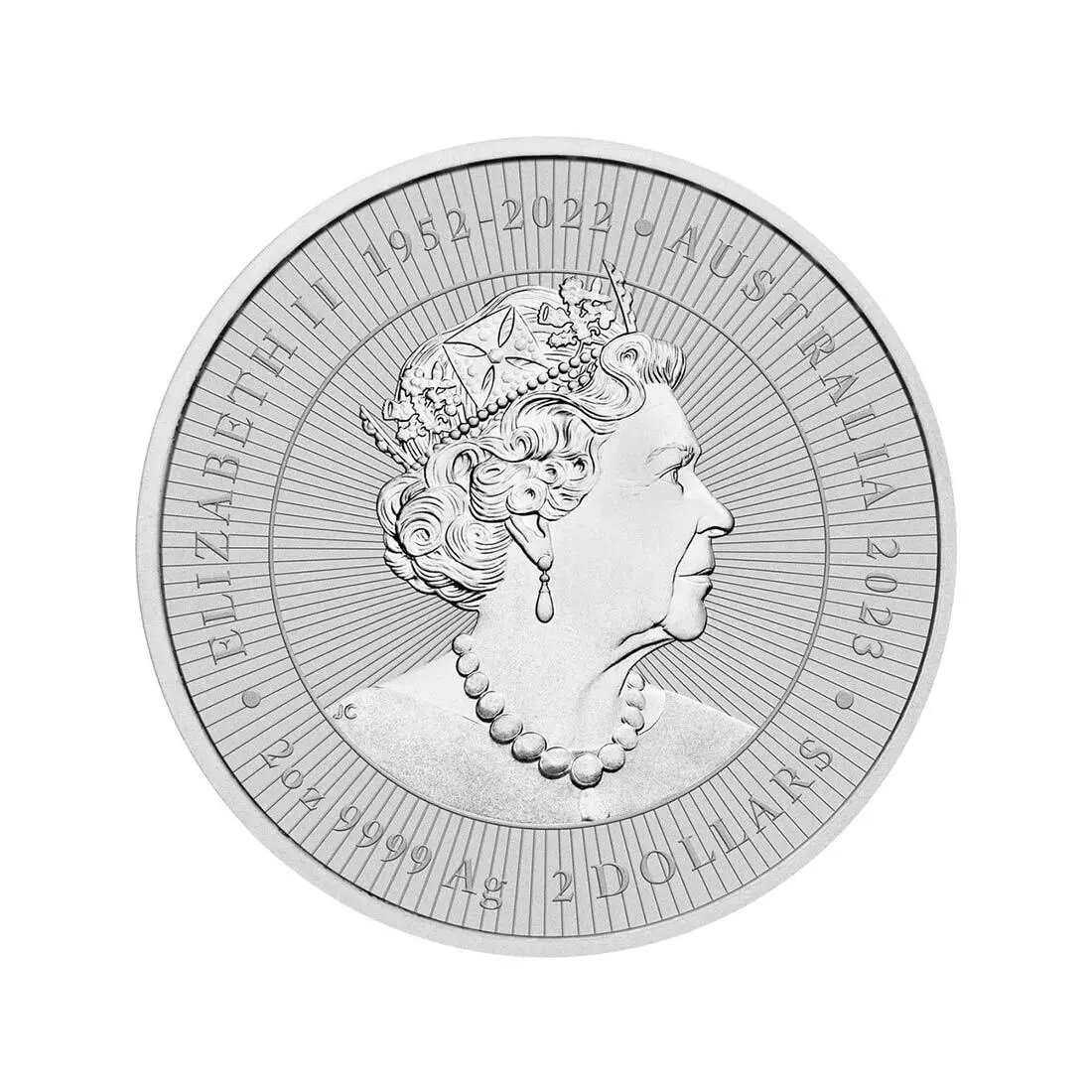 2023 Mother and Baby Kangaroo 2oz Silver Piedfort Coin - Image 2