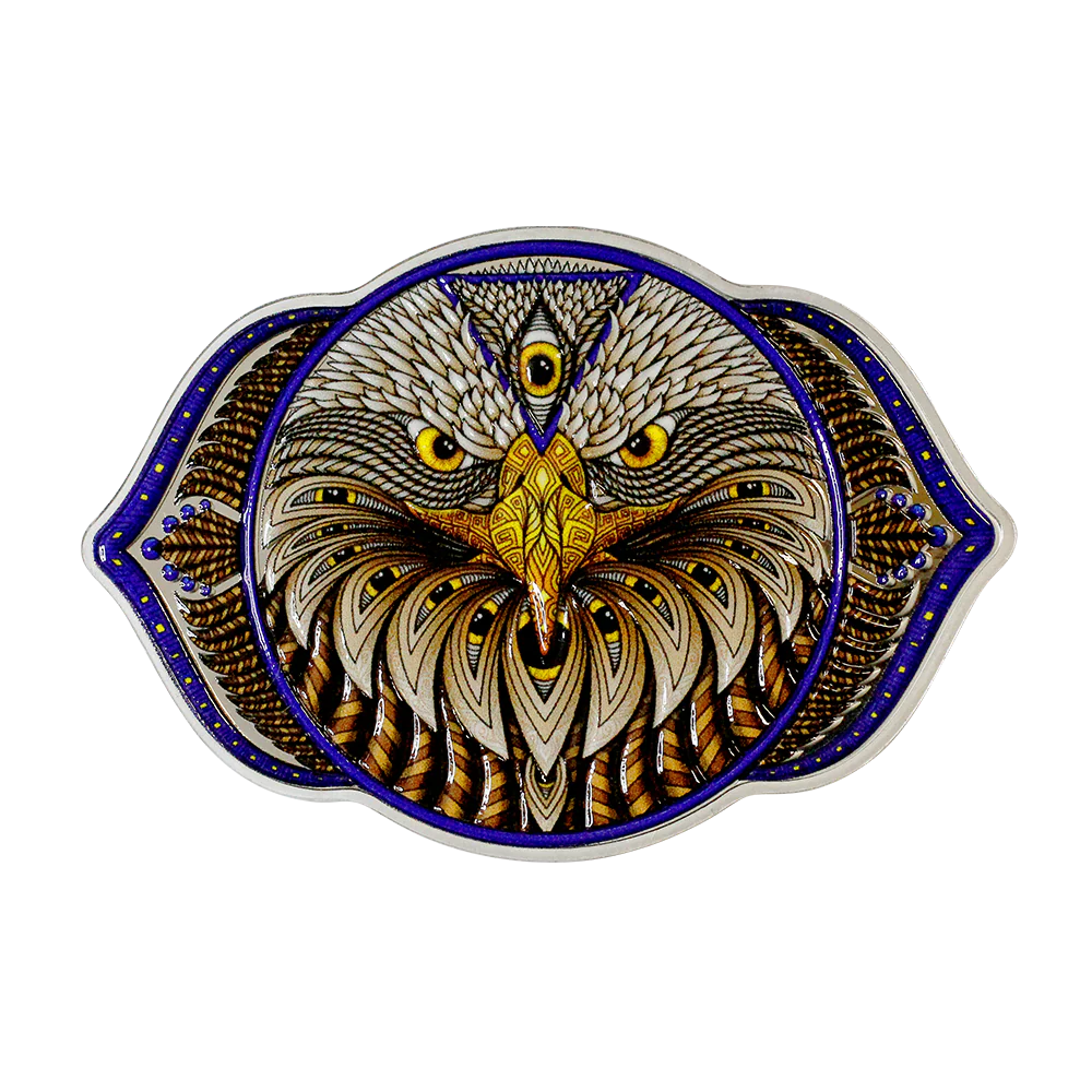 2023 Phil Lewis - 2oz Pure Silver Coin Eagle of the 6th Chakra