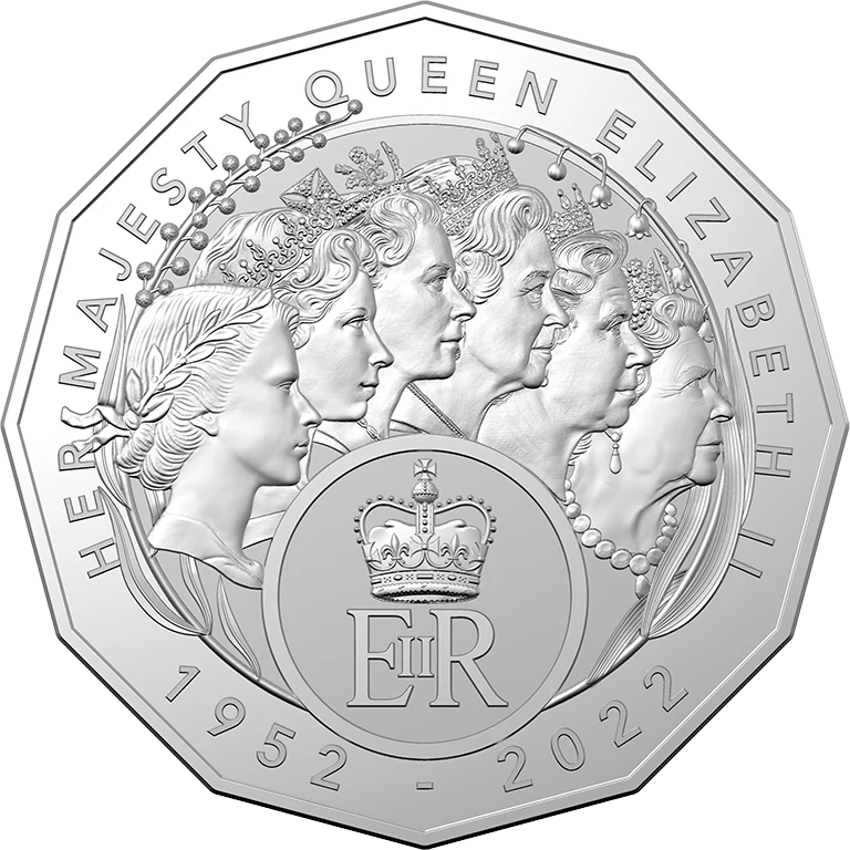 2023 Queen Elizabeth II Commemoration 50c Carded Coin - Image 2