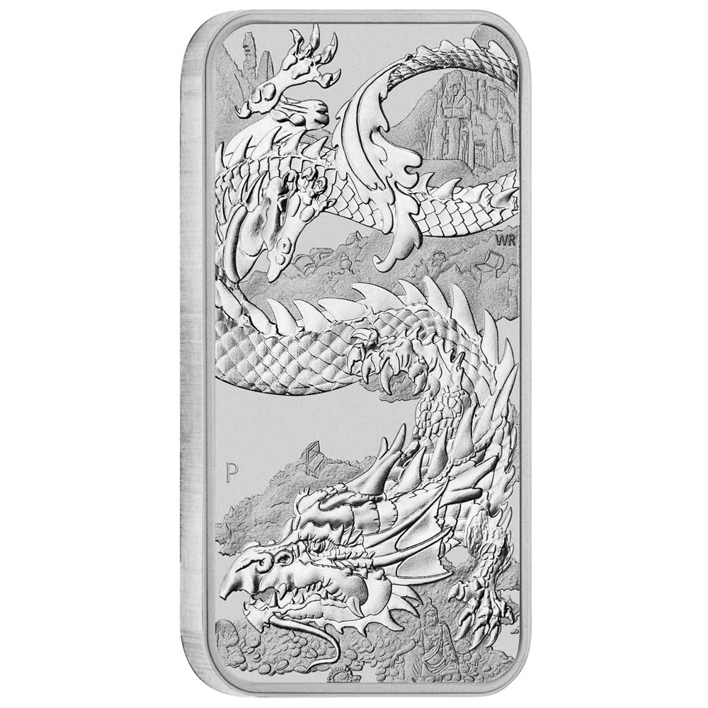 2023 Rectangular Dragon 1oz Silver Coin