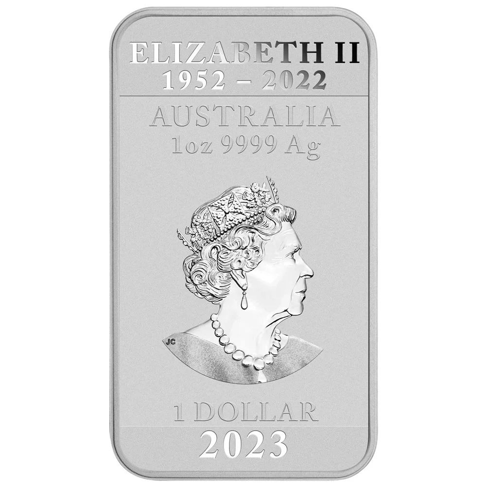 2023 Rectangular Dragon 1oz Silver Coin - Image 2