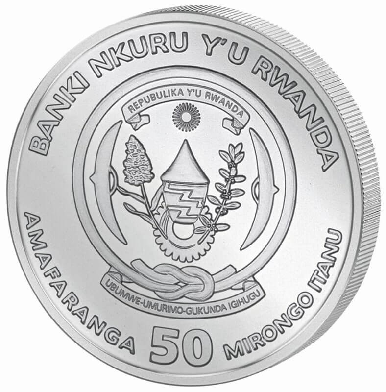 2023 Rwanda Year of the Rabbit 1oz Silver Coin - Image 2